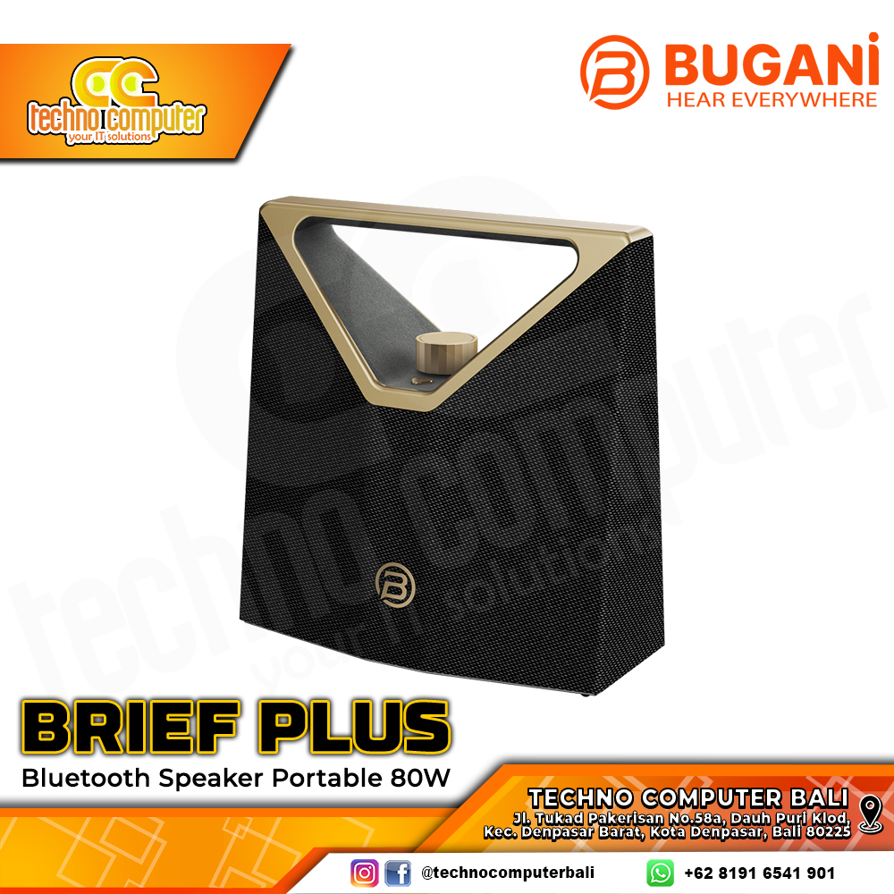 SPEAKER BUGANI BRIEF PLUS Portable Bluetooth Speaker